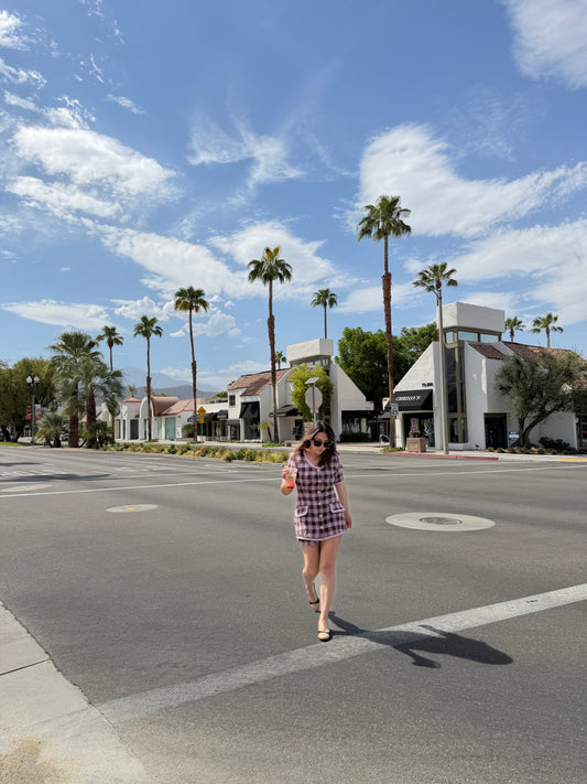 Gingham Mini Dress