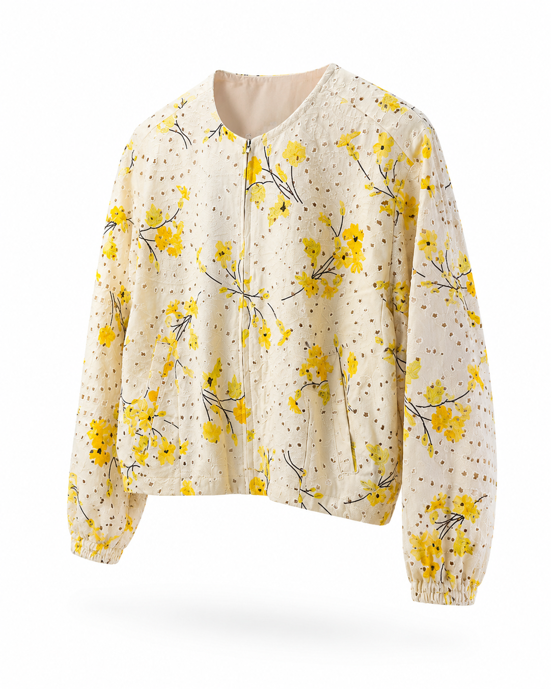 Butter Bloom Bomber Jacket<span> - </span>S image