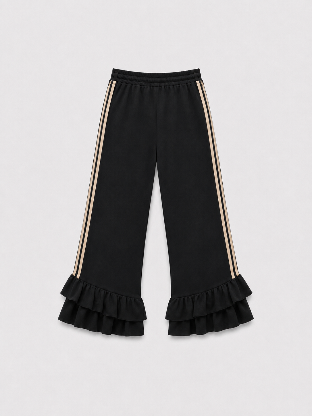 Midnight Ruffle Stripe Set