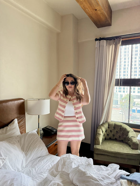 Pink Stripe Chic Set image 0