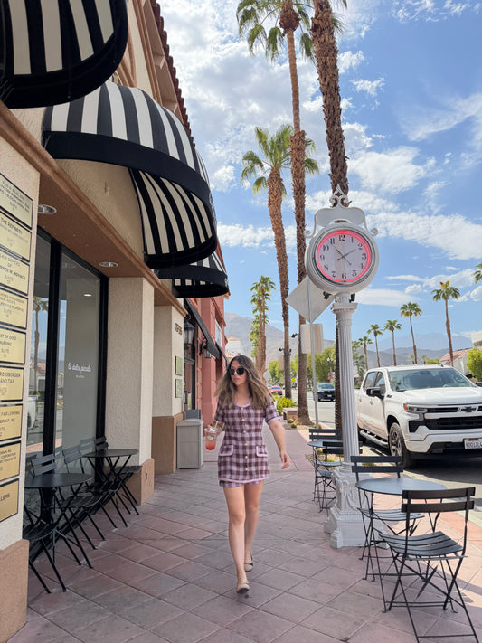 Gingham Mini Dress