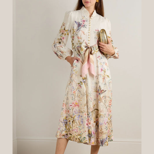 Floral print dress image 0