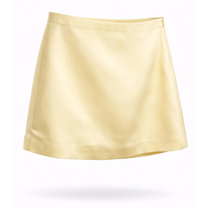 Satin Mini Skirt image 0