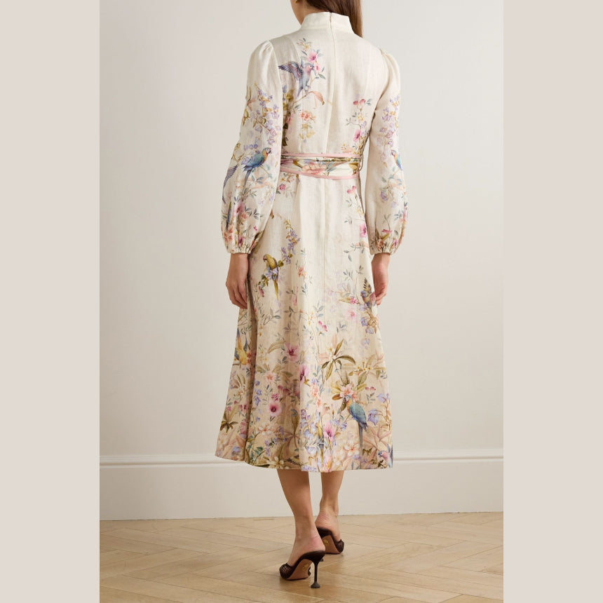Floral print dress image 1