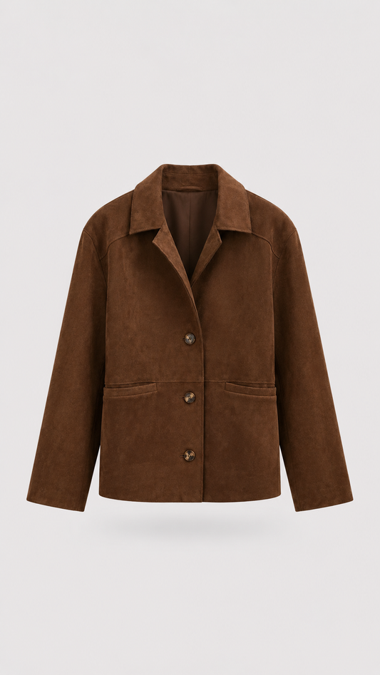 Mocha Suede Jacket