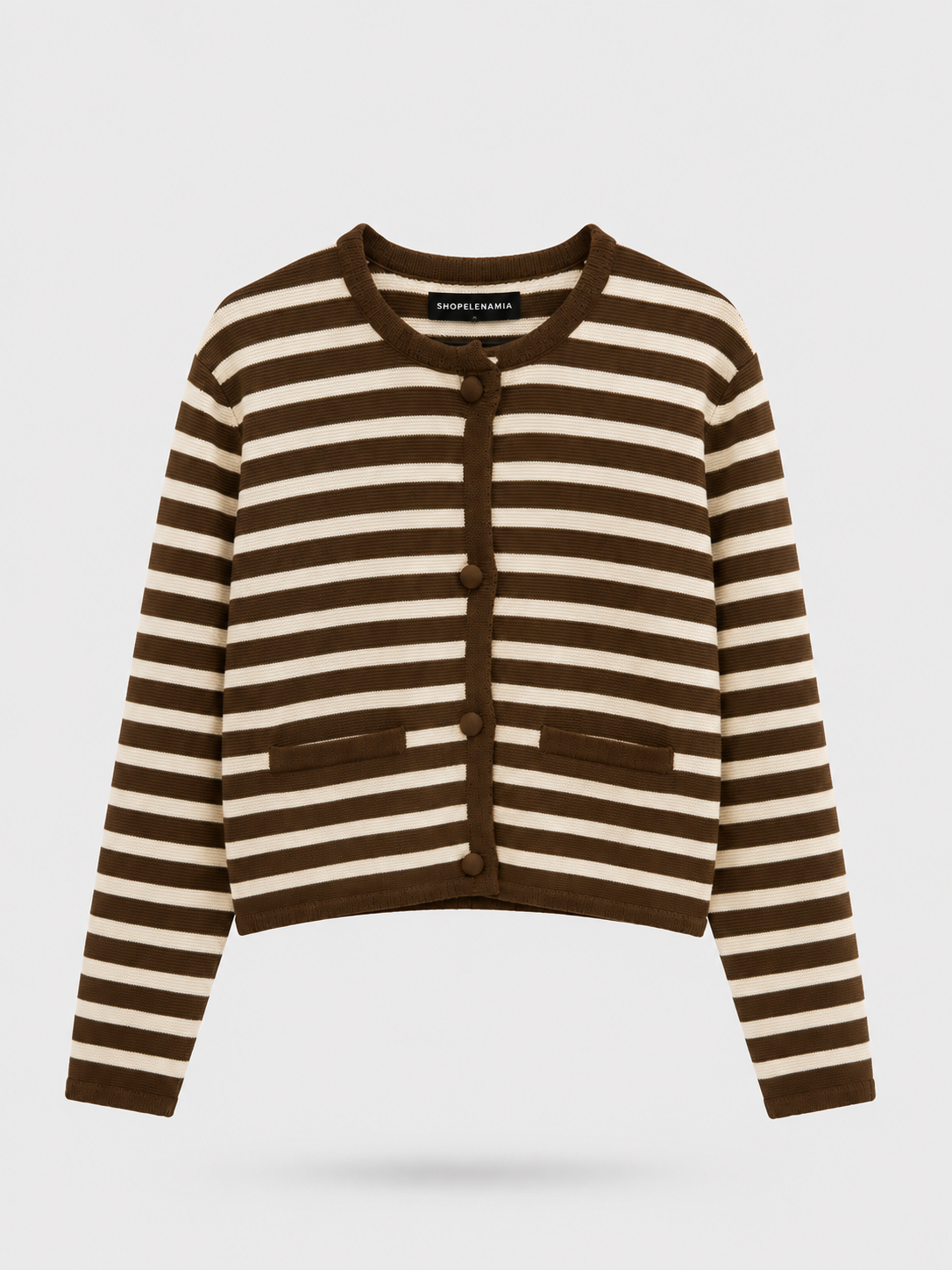 Striped Knit Cardigan