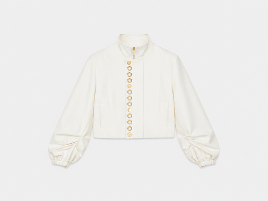 Ivory Gold Button Set
