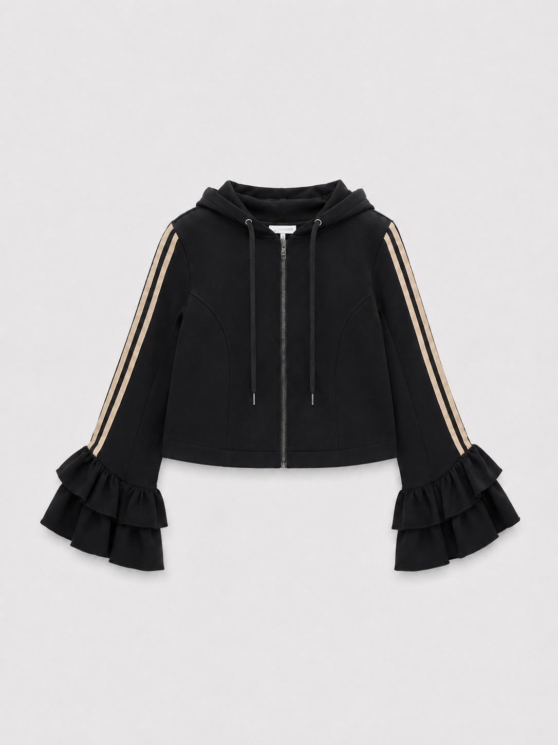 Midnight Ruffle Stripe Set