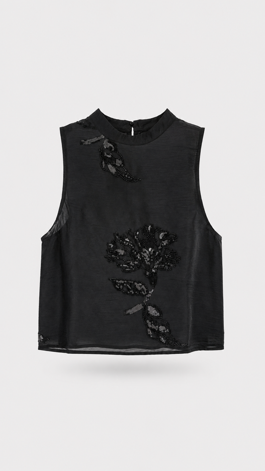 Noir Blossom Top