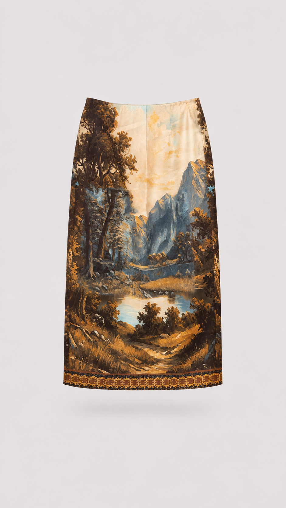 Autumn Landscape Skirt