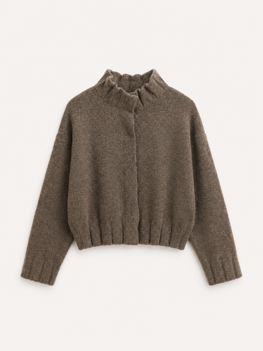 Taupe Cozy Knit Jacket