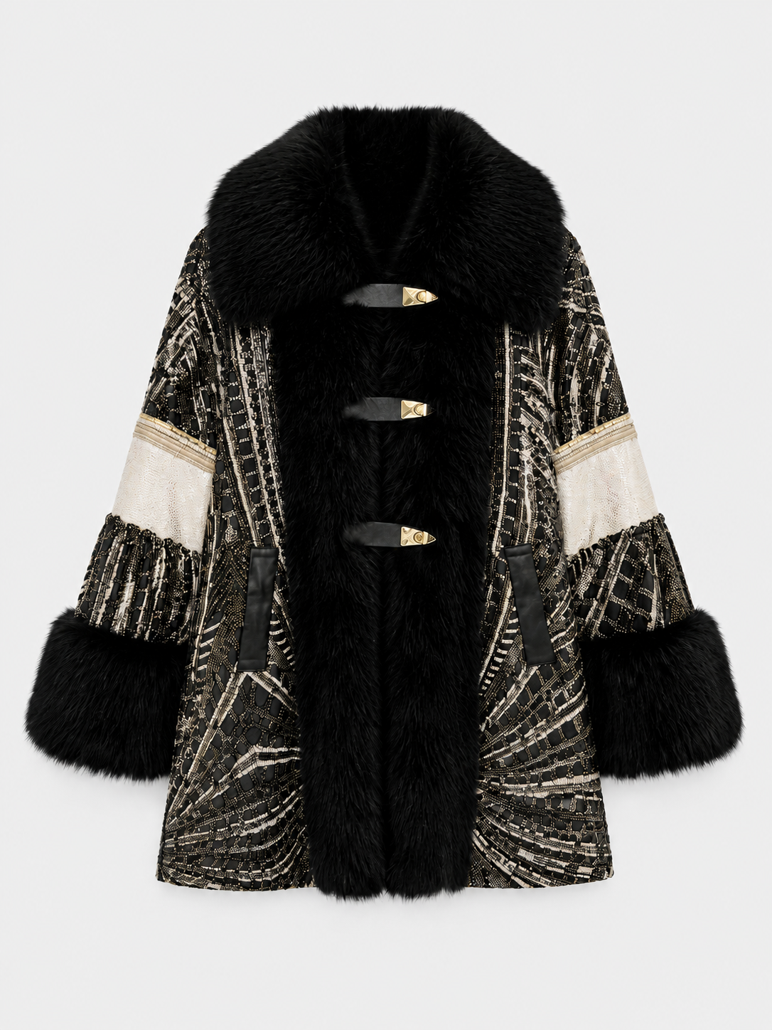 Luxe Faux Fur Statement Coat
