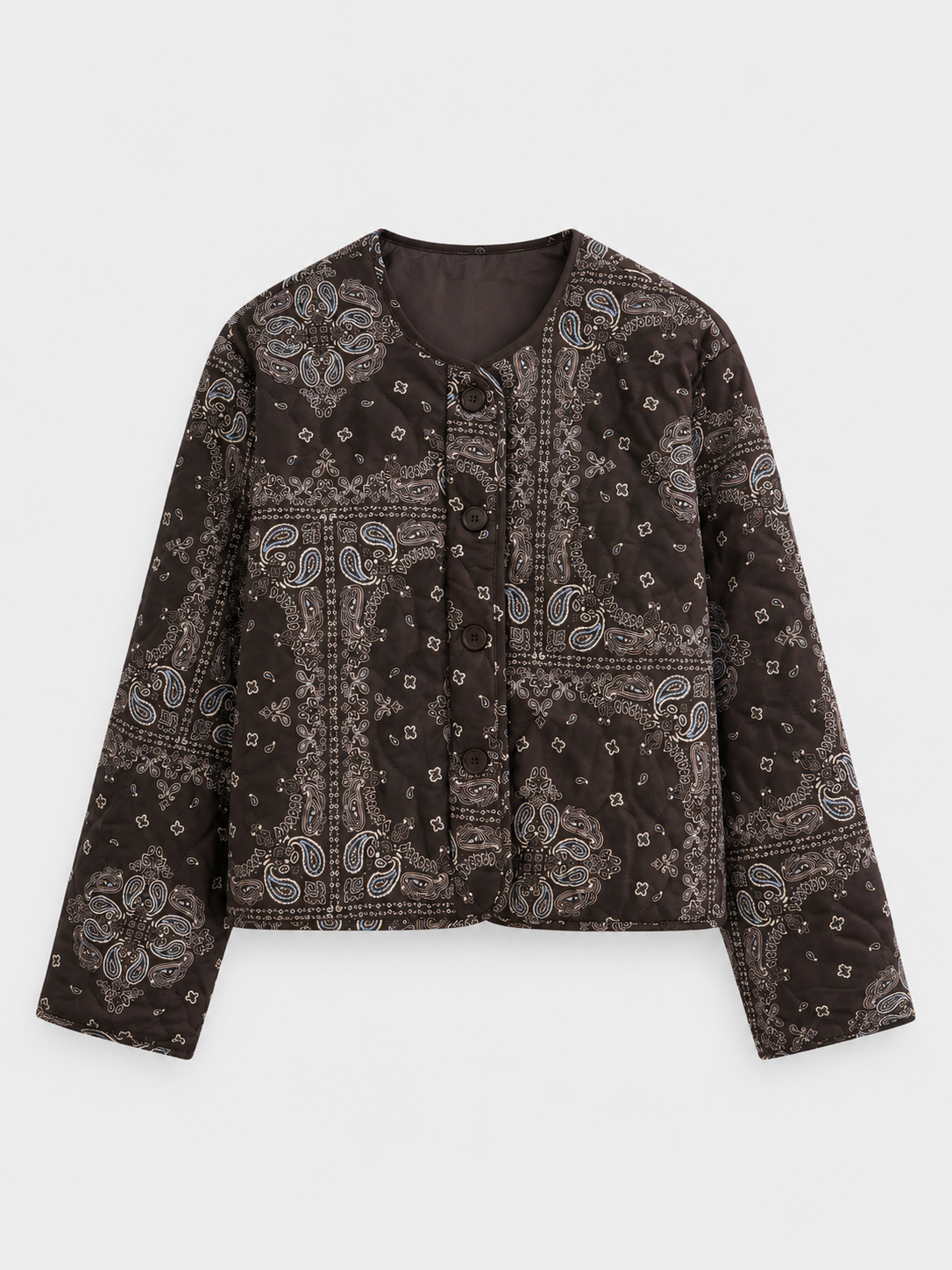 Quilted Paisley Jacket