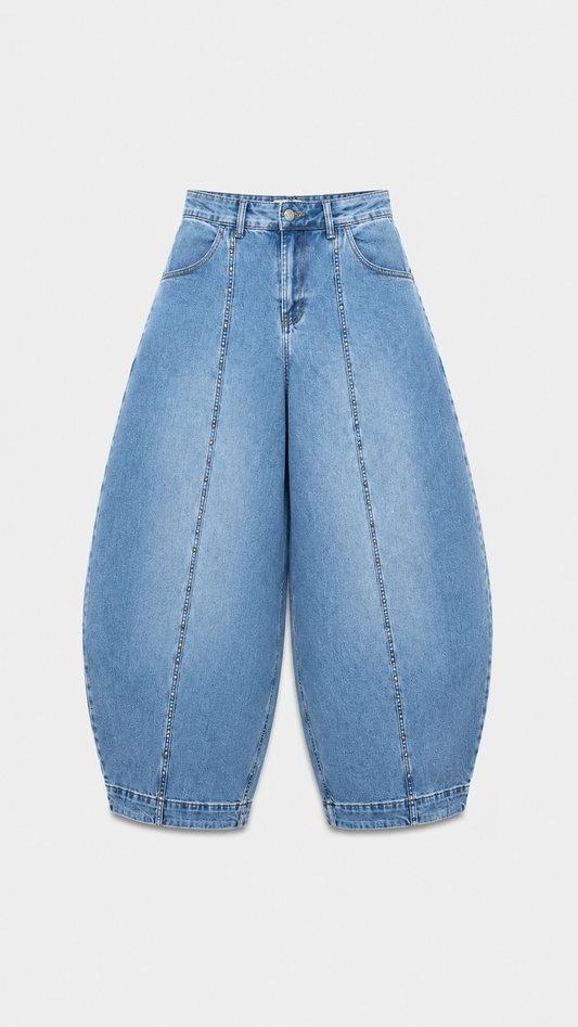 Studded Balloon Jeans