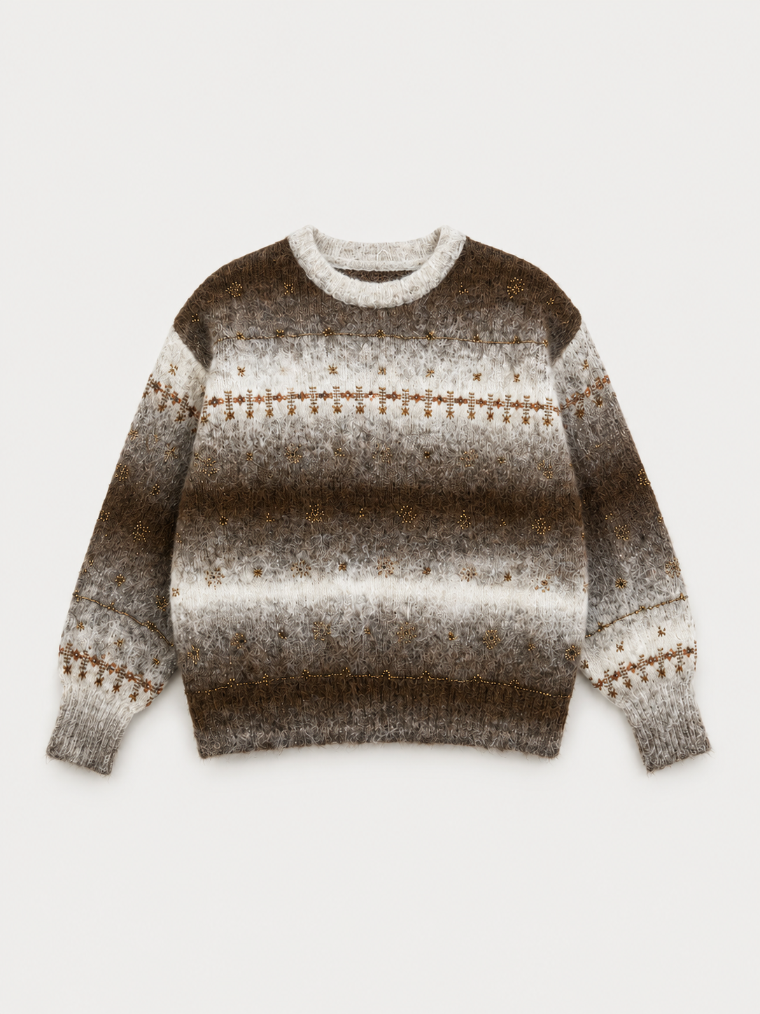 Mocha Fair Isle Sweater