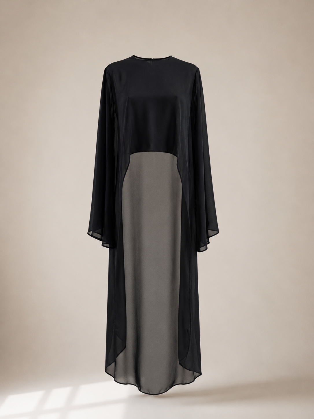 Ladies women high-low chiffon top<span> - </span>S-M image