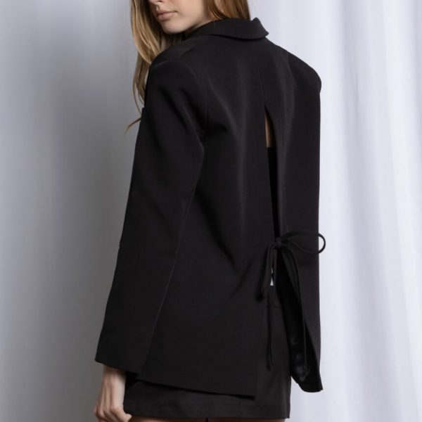 Tailored Open-Back Blazer - Image 2