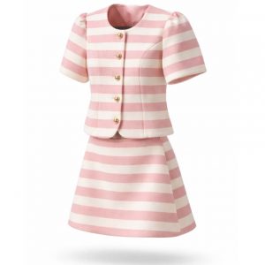 Pink Stripe Chic Set
