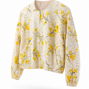 Butter Bloom Bomber Jacket