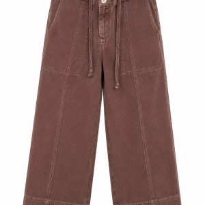 Mocha Drift Wide-Leg Pants