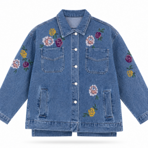 Vintage Rose Denim Jacket