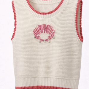 Seashell Knit Vest